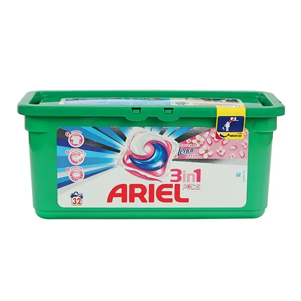 Ariel 3in1 Touch of Lenor Fresh Washing Gel Capsules 32 pcs