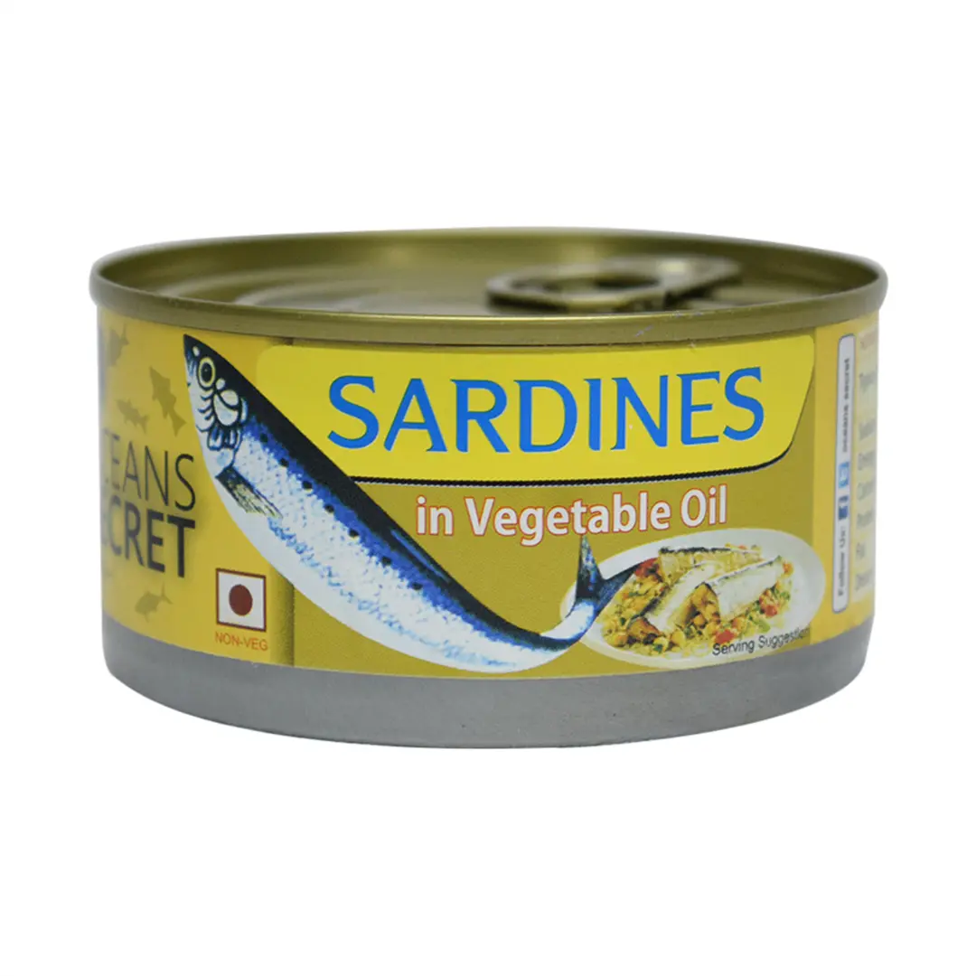 CANNED SARDINE IN VEGETABLE OIL