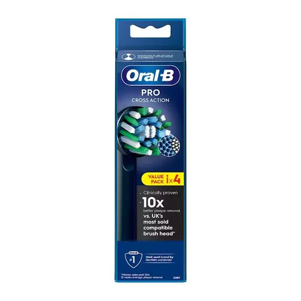 Oral B Pro Cross Action Value Pack 1*4